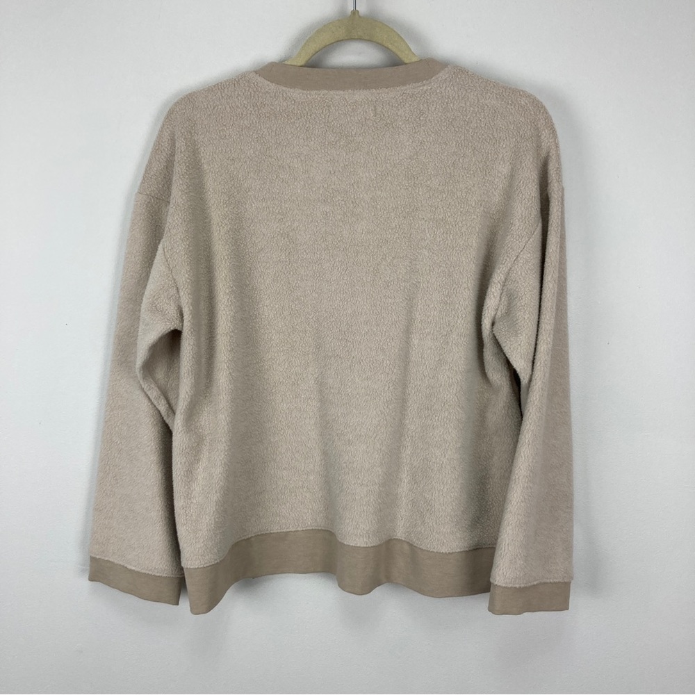 Madewell Brushed Side Button Relaxed Sweatshirt - Picture 6 of 11